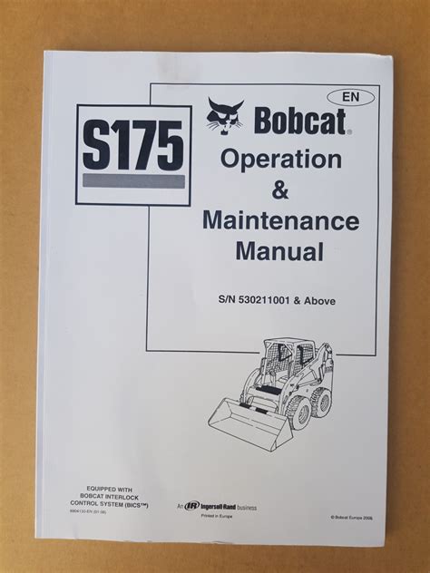 bobcat skid steer 175|bobcat skid steer s175 manual.